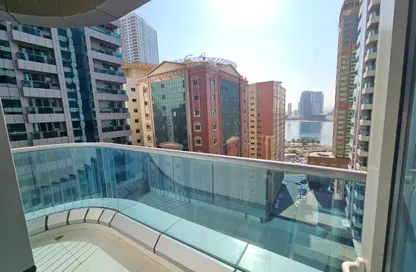 Apartment - 2 Bedrooms - 3 Bathrooms for rent in Pearl Tower - Al Khan - Sharjah