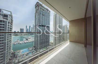 Apartment - 1 Bedroom - 1 Bathroom for rent in Grand Bleu Tower 2 - EMAAR Beachfront - Dubai Harbour - Dubai