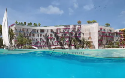 شقة - غرفة نوم - 1 حمام للبيع في قلب أوروبا - جزر العالم - دبي