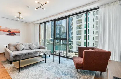 Apartment - 1 Bedroom - 1 Bathroom for rent in Dubai Marina Moon - Dubai Marina - Dubai