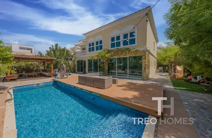 Villa - 6 Bedrooms - 6 Bathrooms for rent in Mediterranean Villas - Jumeirah Village Triangle - Dubai