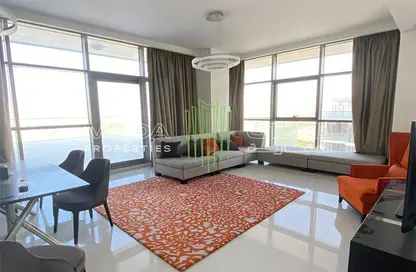 Living / Dining Room image for: Apartment - 2 Bedrooms - 3 Bathrooms for rent in Golf Vita A - Golf Vita - DAMAC Hills - Dubai, Image 1