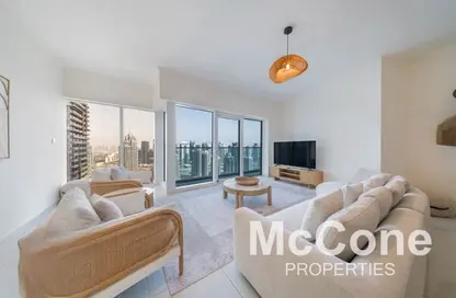 Apartment - 2 Bedrooms - 3 Bathrooms for rent in Damac Heights - Dubai Marina - Dubai