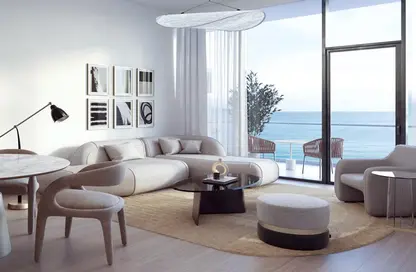 Living Room image for: Apartment - 1 Bedroom - 2 Bathrooms for sale in Quattro Del Mar - Hayat Island - Mina Al Arab - Ras Al Khaimah, Image 1