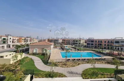 Pool image for: Villa - 3 Bedrooms - 4 Bathrooms for rent in Sur La Mer - La Mer - Jumeirah - Dubai, Image 1