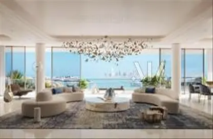 Living Room image for: Apartment - 4 Bedrooms - 5 Bathrooms for sale in Como Residences - Palm Jumeirah - Dubai, Image 1
