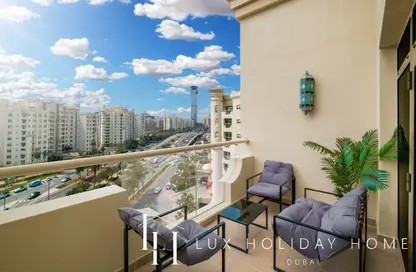 Apartment - 3 Bedrooms - 3 Bathrooms for rent in Jash Falqa - Shoreline Apartments - Palm Jumeirah - Dubai
