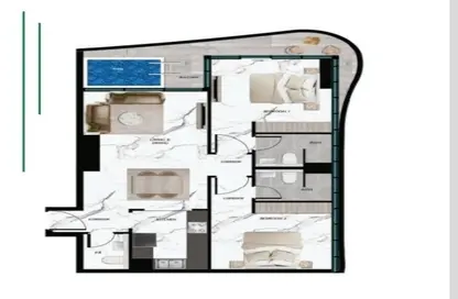 شقة - غرفة نوم - 2 حمامات للبيع في سمانا براري فيوز ٢ - مجان - دبي