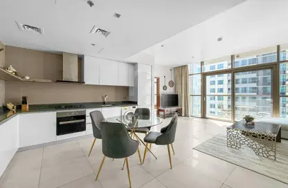 شقة - غرفة نوم - 2 حمامات للايجار في No.9 - دبي مارينا - دبي