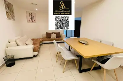 Apartment - 3 Bedrooms - 4 Bathrooms for rent in Ajman Corniche Residences - Ajman Corniche Road - Ajman