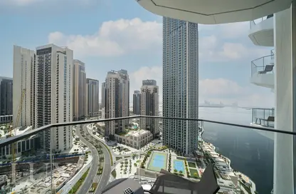Balcony image for: Apartment - 3 Bedrooms - 3 Bathrooms for rent in Address Harbour Point - Dubai Creek Harbour (The Lagoons) - Dubai, Image 1