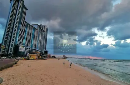 Apartment - 2 Bedrooms - 3 Bathrooms for rent in Ajman Corniche Residences - Ajman Corniche Road - Ajman
