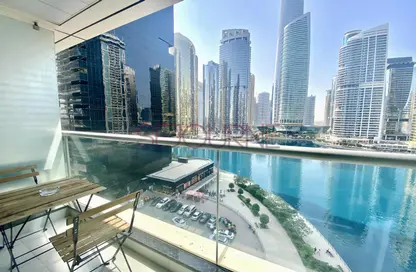 Pool image for: Apartment - 1 Bathroom for rent in Dubai Arch - Lake Almas East - Jumeirah Lake Towers - Dubai, Image 1