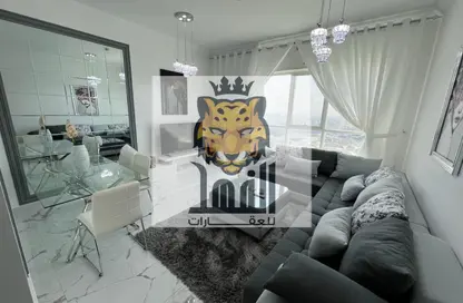 Apartment - 1 Bedroom - 2 Bathrooms for rent in Oasis Tower - Al Rashidiya 1 - Al Rashidiya - Ajman