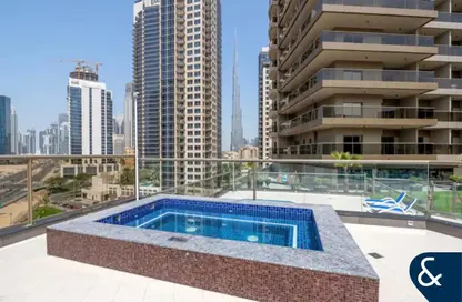 شقة - 1 حمام للايجار في برج ايليت ريزيدينس - دبي وسط المدينة - دبي