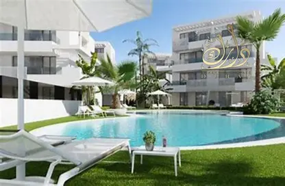Pool image for: Apartment - 2 Bedrooms - 3 Bathrooms for sale in Rosalia Residences - Al Furjan - Dubai, Image 1