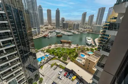 شقة - 2 غرف نوم - 2 حمامات للبيع في برج التألق 2 - أبراج البريق - دبي مارينا - دبي