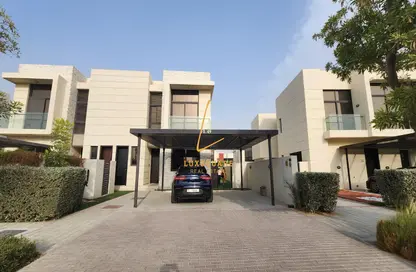 Outdoor House image for: Townhouse - 3 Bedrooms - 4 Bathrooms for rent in Flora - DAMAC Hills - Dubai, Image 1