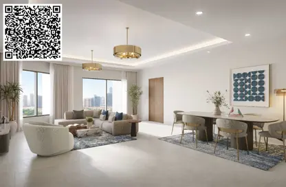 Apartment - 1 Bedroom - 2 Bathrooms for sale in Tower C1 - Ajman Pearl Towers - Ajman Downtown - Ajman