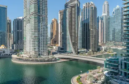 Apartment - 1 Bedroom - 1 Bathroom for rent in Time Place Tower - Dubai Marina - Dubai