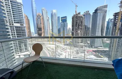 شقة - غرفة نوم - 1 حمام للايجار في برج بلاكلي - بارك أيلندز - دبي مارينا - دبي