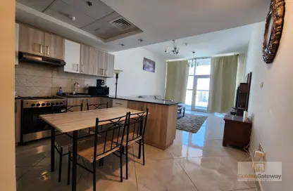 Kitchen image for: Apartment - 1 Bedroom - 2 Bathrooms for sale in Chaimaa Premiere - Jumeirah Village Circle - Dubai, Image 1
