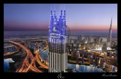 Outdoor Building image for: Apartment - 5 Bedrooms - 6 Bathrooms for sale in Burj Binghatti Jacob  and  Co - Business Bay - Dubai, Image 1
