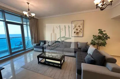 Apartment - 2 Bedrooms - 3 Bathrooms for rent in Ajman Corniche Residences - Ajman Corniche Road - Ajman