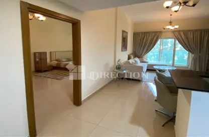 شقة - غرفة نوم - 2 حمامات للايجار في 1 فورديركشن رزدنس - مجمع دبي ريزيدنس - دبي