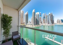 Apartment - 1 bedroom - 2 bathrooms for rent in Marina View Tower B - Marina View - Dubai Marina - Dubai