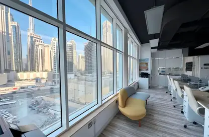 مكتب - استوديو - 1 حمام للايجار في برج كلوفر - الخليج التجاري - دبي