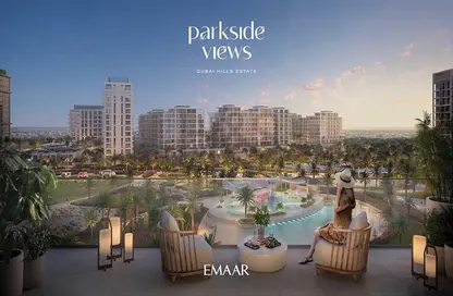 Outdoor Building image for: Apartment - 2 Bedrooms - 2 Bathrooms for sale in Parkside Views - Dubai Hills Estate - Dubai, Image 1