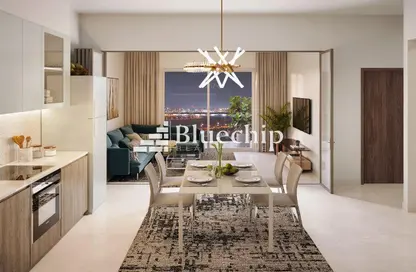 Dining Room image for: Apartment - 1 Bedroom - 2 Bathrooms for sale in Pearlz by Danube - Al Furjan - Dubai, Image 1