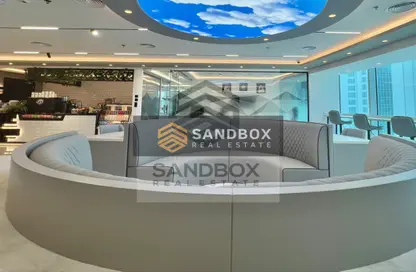 Business Centre - Studio - 2 Bathrooms for rent in The Prime Tower - Business Bay - Dubai
