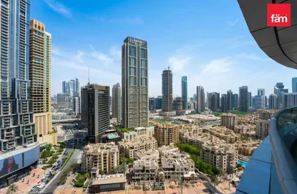 النزل و الشقق الفندقية - غرفة نوم - 2 حمامات للايجار في فندق برج ليك - العنوان داون تاون - دبي وسط المدينة - دبي