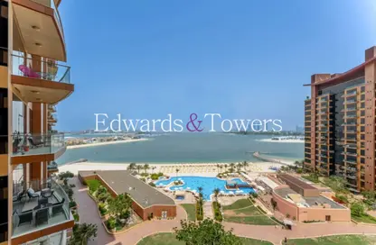 Apartment - 1 Bedroom - 2 Bathrooms for rent in Ruby - Tiara Residences - Palm Jumeirah - Dubai