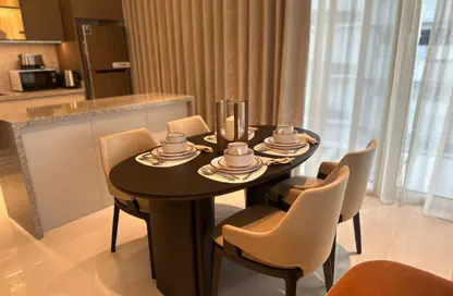 شقة - غرفة نوم - 1 حمام للايجار في جراند بلو تاور 1 - إعمار بيتشفرونت - دبي هاربور - دبي