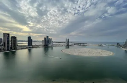 Water View image for: Apartment - 3 Bedrooms - 4 Bathrooms for rent in Beach Tower 2 - Al Khan Lagoon - Al Khan - Sharjah, Image 1