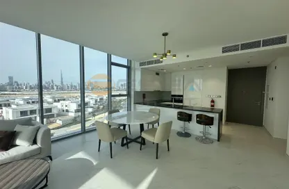 Living / Dining Room image for: Apartment - 2 Bedrooms - 2 Bathrooms for rent in The Residences at District One - Mohammed Bin Rashid City - Dubai, Image 1