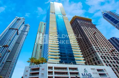 Apartment - 1 Bedroom - 2 Bathrooms for rent in MAG 218 - Dubai Marina - Dubai