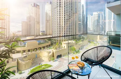 Balcony image for: Apartment - 1 Bathroom for rent in LIV Residence - Dubai Marina - Dubai, Image 1
