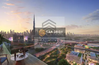 شقة - غرفة نوم - 2 حمامات للبيع في ديزاين كوارتر برج ب - ديزاين كوارتر - دبي ديزاين ديستريكت - دبي