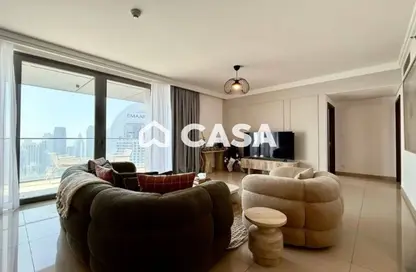 Apartment - 3 Bedrooms - 4 Bathrooms for rent in Boulevard Point - Downtown Dubai - Dubai