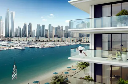Apartment - 3 Bedrooms - 3 Bathrooms for sale in Beach Mansion - EMAAR Beachfront - Dubai Harbour - Dubai