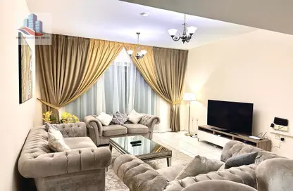 Living Room image for: Apartment - 2 Bedrooms - 2 Bathrooms for rent in Al Taawun Street - Al Taawun - Sharjah, Image 1