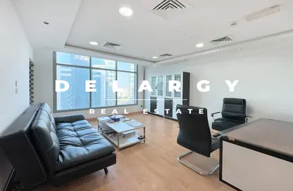 Office Space - Studio - 1 Bathroom for rent in Grosvenor Business Tower - Barsha Heights (Tecom) - Dubai