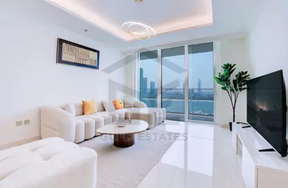 Apartment - 2 Bedrooms - 2 Bathrooms for rent in Palace Beach Residence - EMAAR Beachfront - Dubai Harbour - Dubai