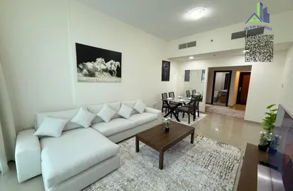 Apartment - 1 Bedroom - 2 Bathrooms for rent in Ajman Corniche Residences - Ajman Corniche Road - Ajman