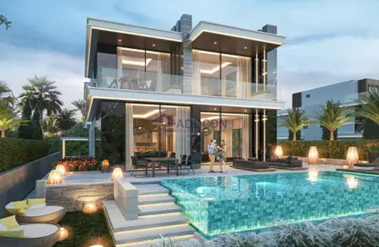 Pool image for: Villa - 6 Bedrooms - 7 Bathrooms for sale in Venice - Damac Lagoons - Dubai, Image 1