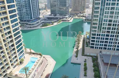 Water View image for: Office Space - Studio - 1 Bathroom for sale in Wind Tower 2 - Lake Almas West - Jumeirah Lake Towers - Dubai, Image 1